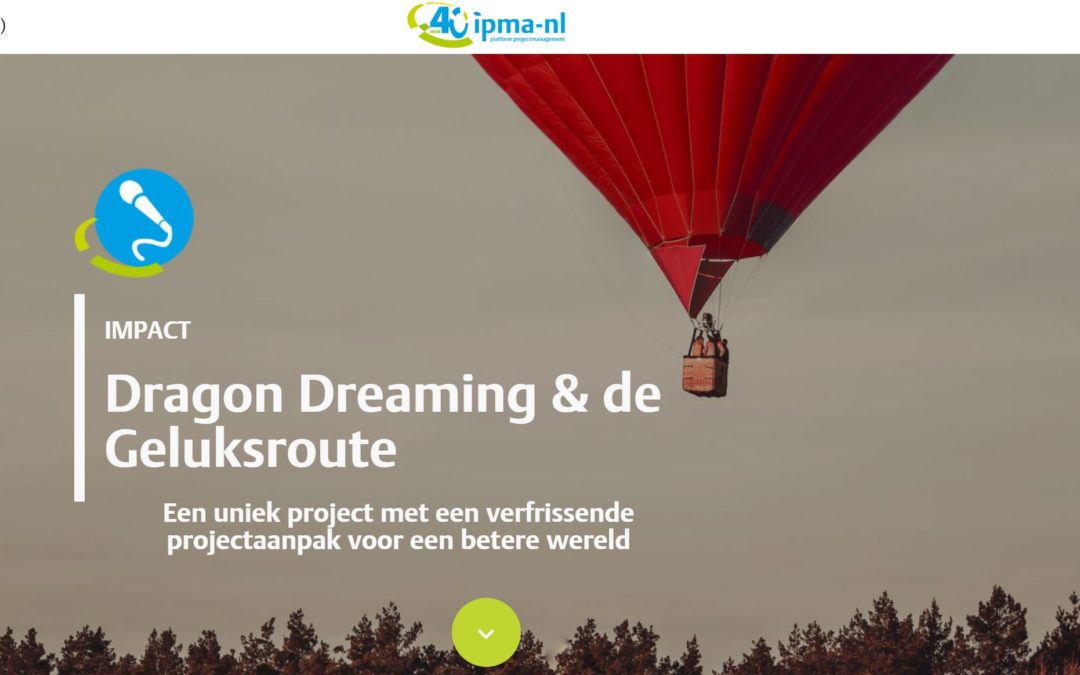 Dragon Dreaming projectaanpak voor geluksroute